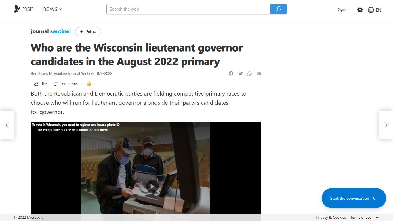 Who are the Wisconsin lieutenant governor candidates in the August 2022 ...